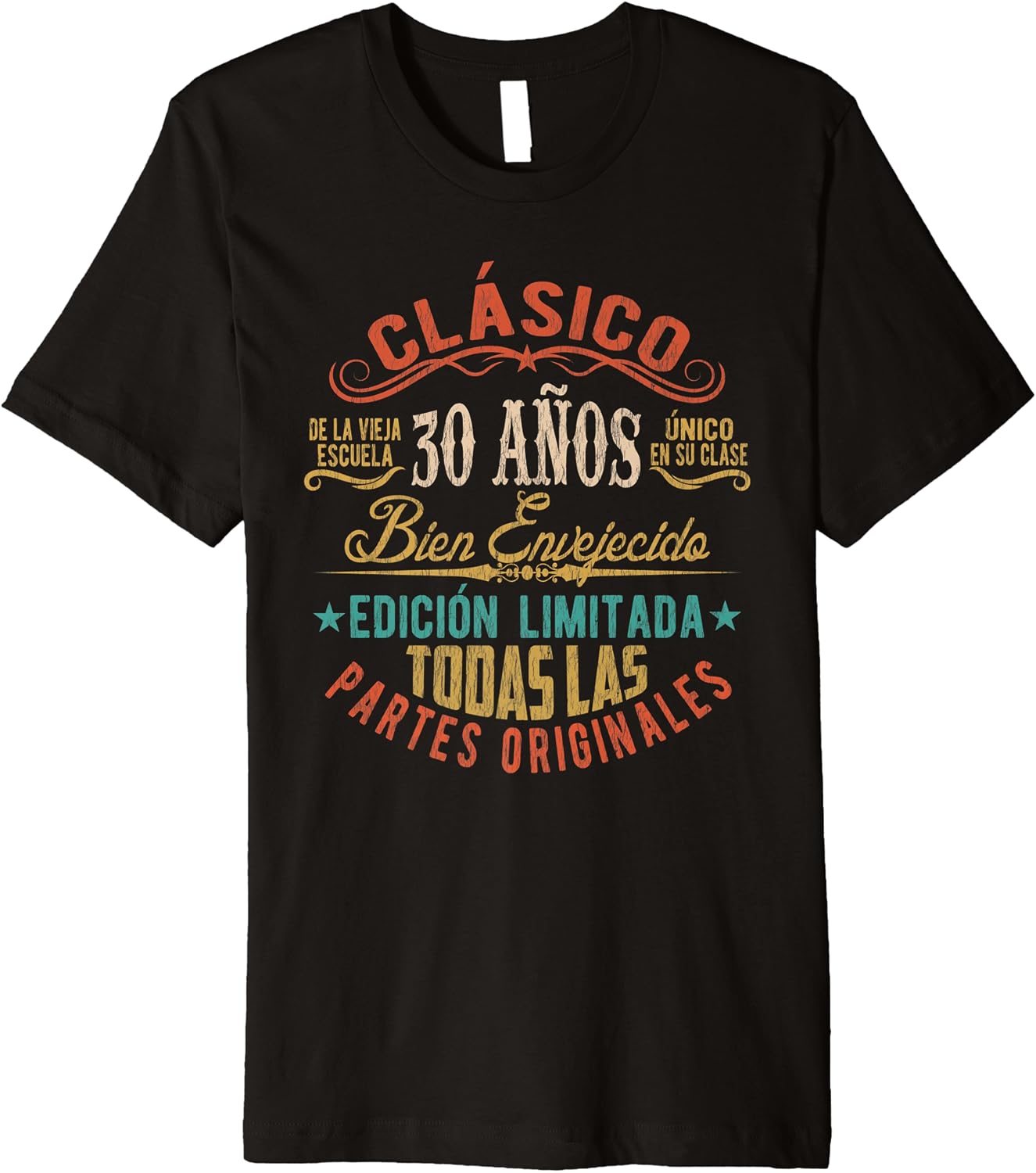Vintage Style 30th Birthday With Phrase In Spanish Premium